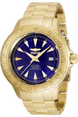 Invicta Herren-Armbanduhr 2305 Pro Diver Collection Gold-Tone Automatik, blau, Armband von Invicta