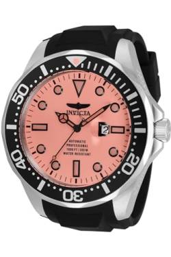 Invicta Pro Diver 33606 Herren Automatikuhr - 60mm, Silber, 60 von Invicta