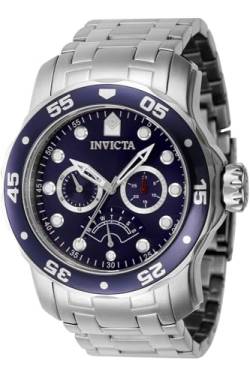 Invicta Pro Diver 46993 Quarz Herrenuhr - 48mm, Silber, 48, Armband von Invicta