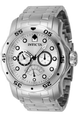 Invicta Pro Diver 46994 Quarz Herrenuhr - 48mm, Silber, 48, Armband von Invicta
