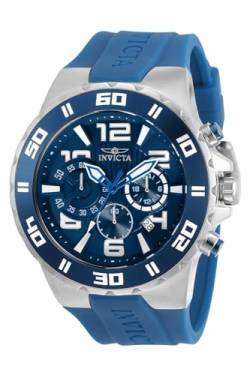 Invicta Pro Diver Herren-Armbanduhr 48mm Armband Silikon Blau Quarz 30937 von Invicta