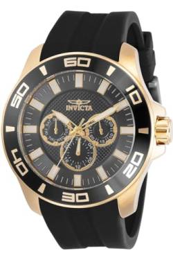 Invicta Pro Diver Herren-Armbanduhr Armband Silikon Schwarz Quarz Analog 30952 von Invicta