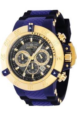 Invicta Subaqua - Noma III 39004 schwarz Herrenuhr Quarz - 50mm, Armband von Invicta