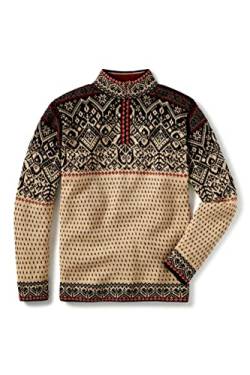 Invisible World Herren Alpaka Pullover – Warmer Kragen Sweater mit Reißverschluss – Max L von Invisible World