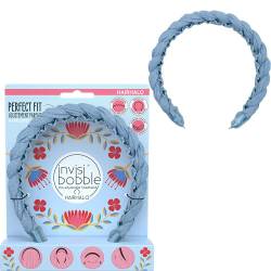 invisibobble Hairhalo "Margarita Bonita" Haarreif I 1x verstellbarer Haarreifen Denim Mädchen & Damen I haarschonend & bequem I Limited Collection Flores & Bloom von Invisibobble