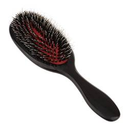 Inzopo Professional Salon Home Hair Extensions, Bürste für das Zurückkämmen von Kissen, Styling mit Kamm, Schwarz, Entwirren und antistatisch von Inzopo