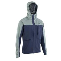 Ion Shelter Hybrid 3L Fahrrad Wind/Regenjacke blau/grün 2022: Größe: L (52) von Ion