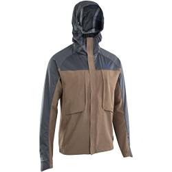 Ion Shelter Hybrid 3L Fahrrad Wind/Regenjacke braun/grau 2022: Größe: XL (54) von Ion