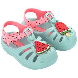 Ipanema Summer Baby 83353 Mädchen Badesandale, Green/Pink/EIS, Gr. 24 von Ipanema