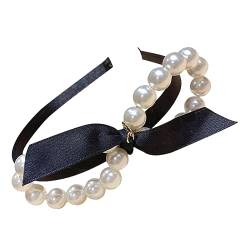 1Stk Perlenstirnband Hochwertiges Haarband mit Perlenbesatz Stilvolles Haarband mit Perlenverzierung hochzeitsdeko Haarbänder dekoratives Stirnband Perle Haarreifen japanisch Braut von Ipetboom