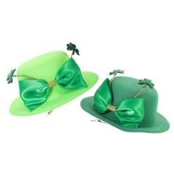 Ipetboom 2St Klee Kopfschmuck st. Patricks Day Haarspangen st. Patricks Day-Accessoires Tiara Haarnadel Hut Haarspange Haarschmuck für den Urlaub charmant Make-up-Kostüm-Requisiten Irland von Ipetboom