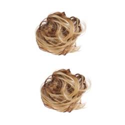 Ipetboom 2St haarschmuck Haarbänder Damenperücke Haar elastisch lockiges haarbrötchen scrunchie wellig lockige Echthaarperücke Pferdeschwanz-Perücke Frauen Perücke Locken Haarring Haarteil von Ipetboom