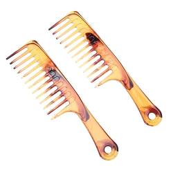 Ipetboom Antistatischer Haarkamm 2st Kämme Stylingkamm Für Männer Friseur-styling-tools Retro-kamm Frisurkamm Kamm Mit Geradem Griff Mann Doppelseitig Werkzeug Haarpolsterkamm von Ipetboom