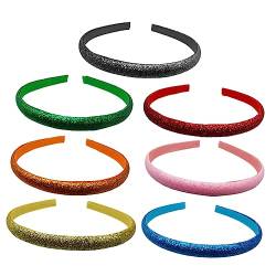 Ipetboom Haarpflegezubehör 7St WC-Bürste und Halter Strass Stirnbänder für Frauen haarschmuck Haarbänder Tiara glitzerndes Haarband frauen stirnband wild Kopfbedeckung Damen von Ipetboom