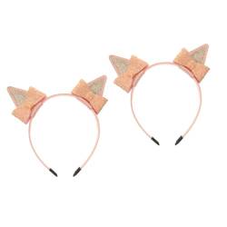 Ipetboom Haarspangen Für Damen 2st Stirnband Haarschmuck Cosplay Metall Dekorationen Fräulein Make-up-Haarband von Ipetboom