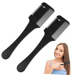 Ipetboom Kamm 2St Doppelrasierer Trimmer Haarverdünner Rasierer für Rasierer Trimmer für Männer Haarschneidekamm Haarkammschneider gebrochenes Haar Frisierkamm Styler Haarspange von Ipetboom