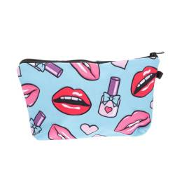 Ipetboom Make-up-Behälter Lippen Kosmetik Tasche reisetaschen Perlmutt Koffer Lipgloss Container 3D Kosmetiktasche Polyester Reisetasche von Ipetboom