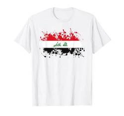 Irak Flagge Deko Araber Islam Iraker Damen Herren Asien Iraq T-Shirt von Irak Fahne Arabische Land Mittlerer Osten Design