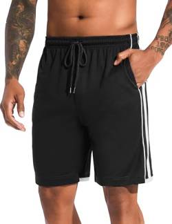 Irdcomps Herren Sport Shorts Kurze Hose Schnell Trocknend Sporthose Leicht Sommer Sportshorts mit Taschen für Gym Running Basketball von Irdcomps