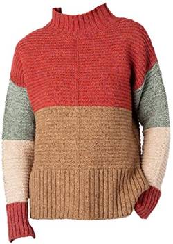 IrelandsEye Irish Contrast Sweater, XL, Sunset/Biscuit von IrelandsEye