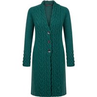 Irelandseye Wolljacke Horseshoe Cable Coat Women von Irelandseye