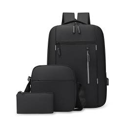 Irfora Herren-Businesstasche, USB, große Kapazität, Laptop-Rucksack, professionelle Umhängetasche für Männer, Executive-Laptoptasche, Business-Aktentasche von Irfora