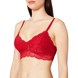 Iris & Lilly Damen Bustier aus Spitze, Rot, 38 von Iris & Lilly