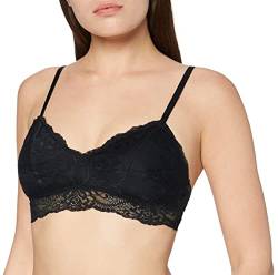 Iris & Lilly Damen Bustier aus Spitze, Schwarz, 36 von Iris & Lilly