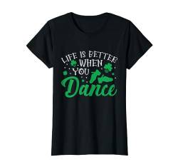 Irish Dancer Ceili Reel Dance Feis Irish Step Dance Schuhe T-Shirt von Irish Step Dance Costume