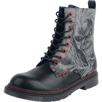 Iron Maiden Boot - EMP Signature Collection - EU37 bis EU38 - für Damen - Größe EU37 - grau  - EMP exklusives Merchandise! von Iron Maiden