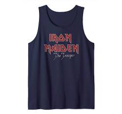 Iron Maiden - Distressed Logo Stacked Tank Top von Iron Maiden