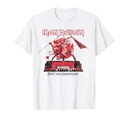 Iron Maiden - Eddie & The Devil Red Moon T-Shirt von Iron Maiden