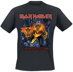 Iron Maiden Eddies Panel Burst Männer T-Shirt schwarz XL 100% Baumwolle Band-Merch, Bands von Iron Maiden