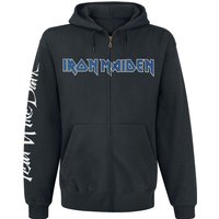 Iron Maiden Kapuzenjacke - Fear Of The Dark - S bis XXL - für Männer - Größe L - schwarz  - Lizenziertes Merchandise! von Iron Maiden