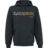 Iron Maiden Kapuzenpullover - The Future Past Tour Art 2023 Circle 2 - S bis XXL - für Männer - Größe M - schwarz  - Lizenziertes Merchandise! von Iron Maiden