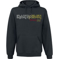 Iron Maiden Kapuzenpullover - The Future Past Tour Art 2023 - S bis XXL - für Männer - Größe L - schwarz  - Lizenziertes Merchandise! von Iron Maiden