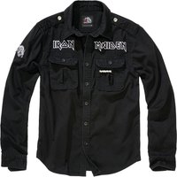 Iron Maiden Langarmhemd - Vintage Shirt Eddie - M bis 4XL - für Männer - Größe 3XL - schwarz  - Lizenziertes Merchandise! von Iron Maiden