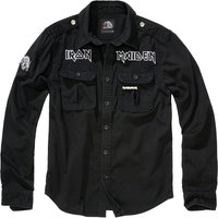 Iron Maiden Langarmhemd - Vintage Shirt Eddie - M bis 4XL - für Männer - Größe L - schwarz  - Lizenziertes Merchandise! von Iron Maiden