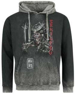 Iron Maiden Männer Kapuzenpullover grau XL 100% Baumwolle Band-Merch, Bands von Iron Maiden