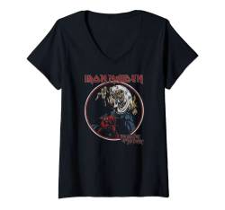 Iron Maiden - Number of the Beast Vintage T-Shirt mit V-Ausschnitt von Iron Maiden