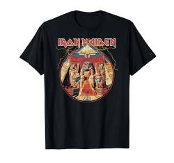 Iron Maiden - Powerslave Lightning Circle T-Shirt von Iron Maiden