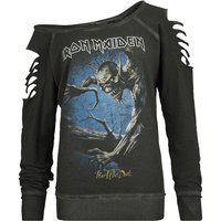 Iron Maiden Sweatshirt - Fear Of The Dark - S bis L - für Damen - Größe M - schwarz  - Lizenziertes Merchandise! von Iron Maiden