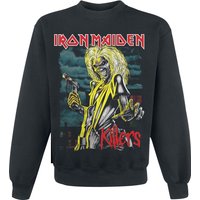 Iron Maiden Sweatshirt - Killers Green Clouds - S bis XXL - für Männer - Größe M - schwarz  - Lizenziertes Merchandise! von Iron Maiden