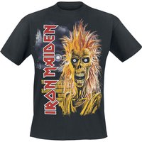 Iron Maiden T-Shirt - 1st Album Tracklist - S bis 5XL - für Männer - Größe XL - schwarz  - Lizenziertes Merchandise! von Iron Maiden