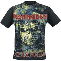 Iron Maiden T-Shirt - Aces High - S bis XXL - für Männer - Größe M - schwarz  - EMP exklusives Merchandise! von Iron Maiden