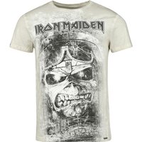 Iron Maiden T-Shirt - EMP Signature Collection - S bis 3XL - für Männer - Größe M - khaki  - EMP exklusives Merchandise! von Iron Maiden