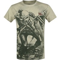 Iron Maiden T-Shirt - EMP Signature Collection - S bis 5XL - für Männer - Größe 4XL - oliv  - EMP exklusives Merchandise! von Iron Maiden