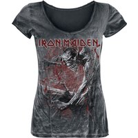 Iron Maiden T-Shirt - Fear Of The Dark Vintage - S bis 4XL - für Damen - Größe 4XL - schwarz/used look  - EMP exklusives Merchandise! von Iron Maiden