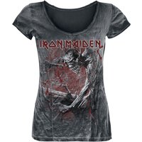 Iron Maiden T-Shirt - Fear Of The Dark Vintage - S bis 4XL - für Damen - Größe L - schwarz/used look  - EMP exklusives Merchandise! von Iron Maiden