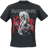 Iron Maiden T-Shirt - Killers Eddie Large Graphic - S bis 3XL - für Männer - Größe 3XL - schwarz  - Lizenziertes Merchandise! von Iron Maiden